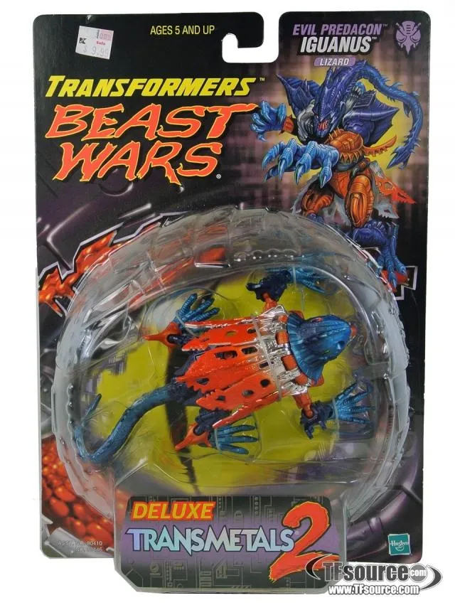 Iguanus Deluxe Class | Transformers Beast Wars Transmetals 2