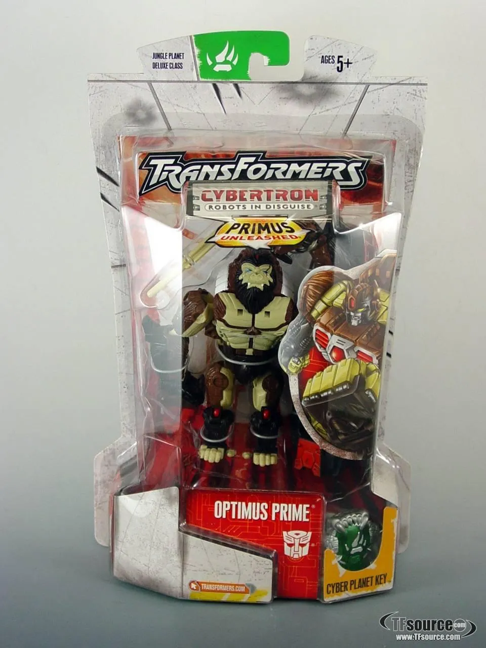 Optimus Prime Jungle Planet Version Deluxe Class | Transformers Cybertron