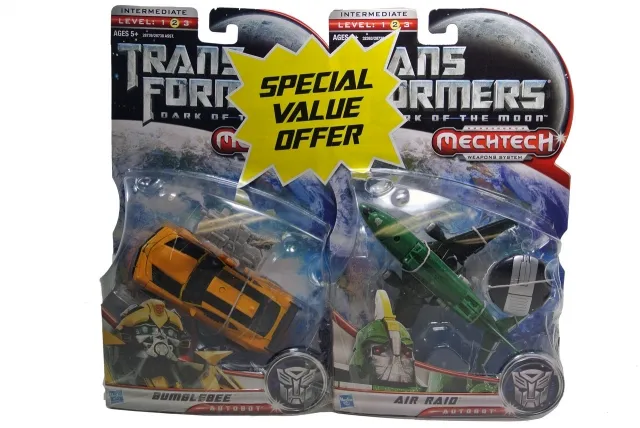 Deluxe Class Bumblebee and Air Raid | Transformers 3 Dark of the Moon DOTM