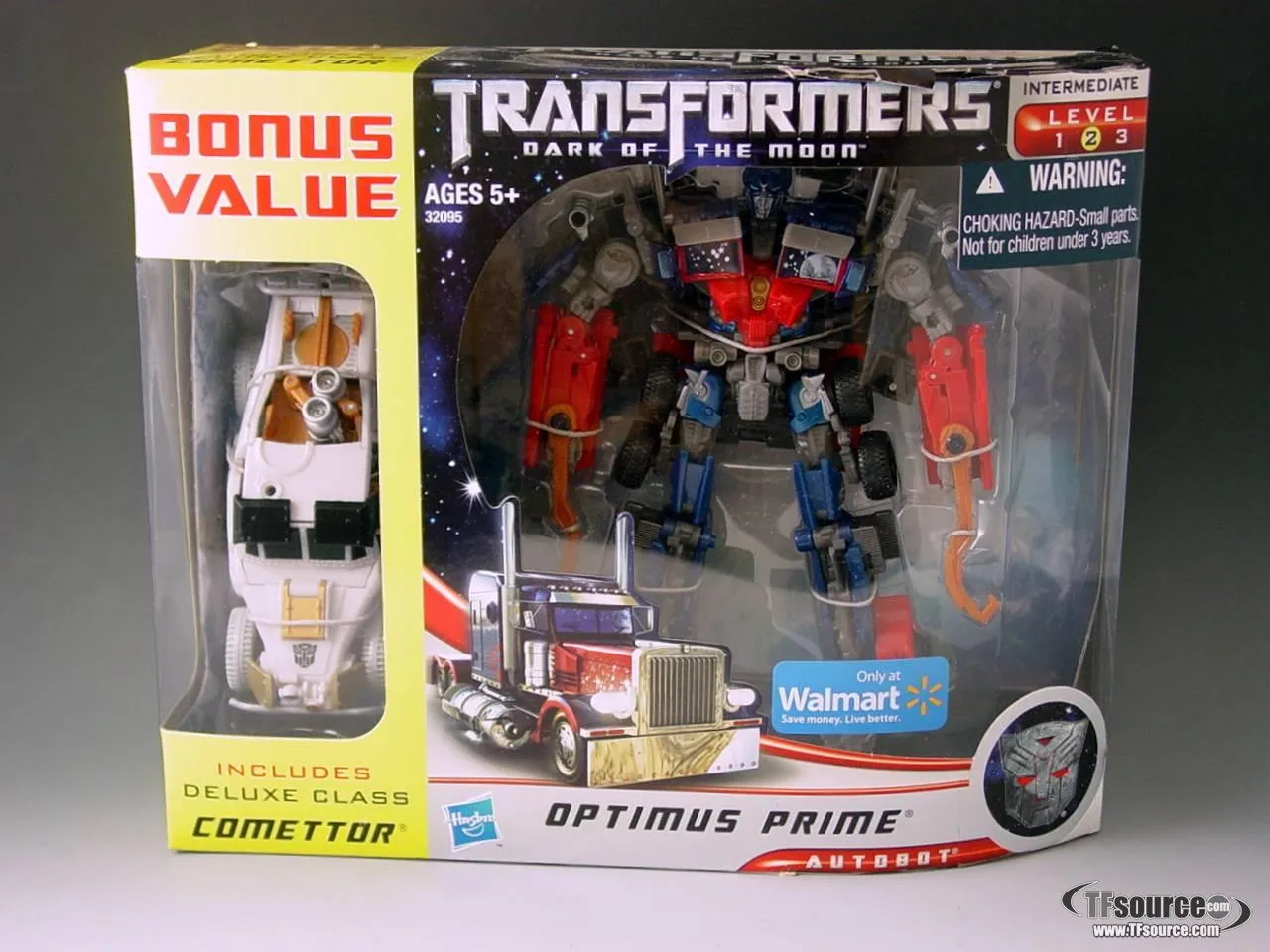 Voyager Class Optimus Prime and Comettor Exclusive | Transformers 3 Dark of the Moon DOTM
