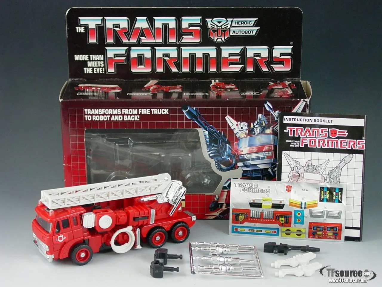 Inferno G1 Car Vintage Transformers G1