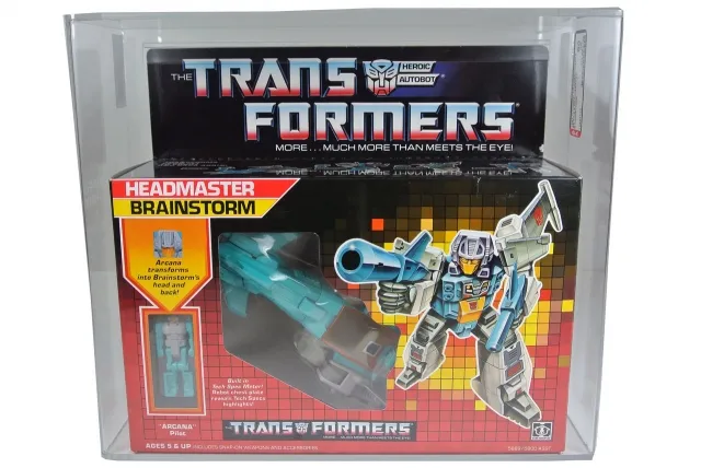 Brainstorm AFA Q80 Headmaster Vintage Transformers G1