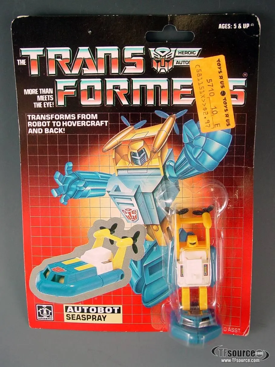 Seaspray Minibot Vintage Transformers G1
