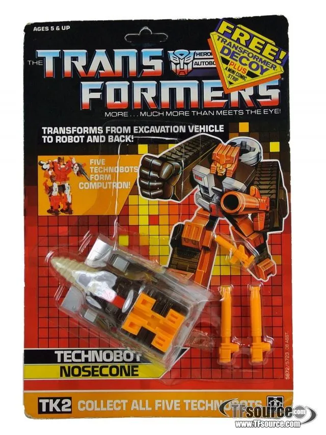 Nosecone Combiner Vintage Transformers G1