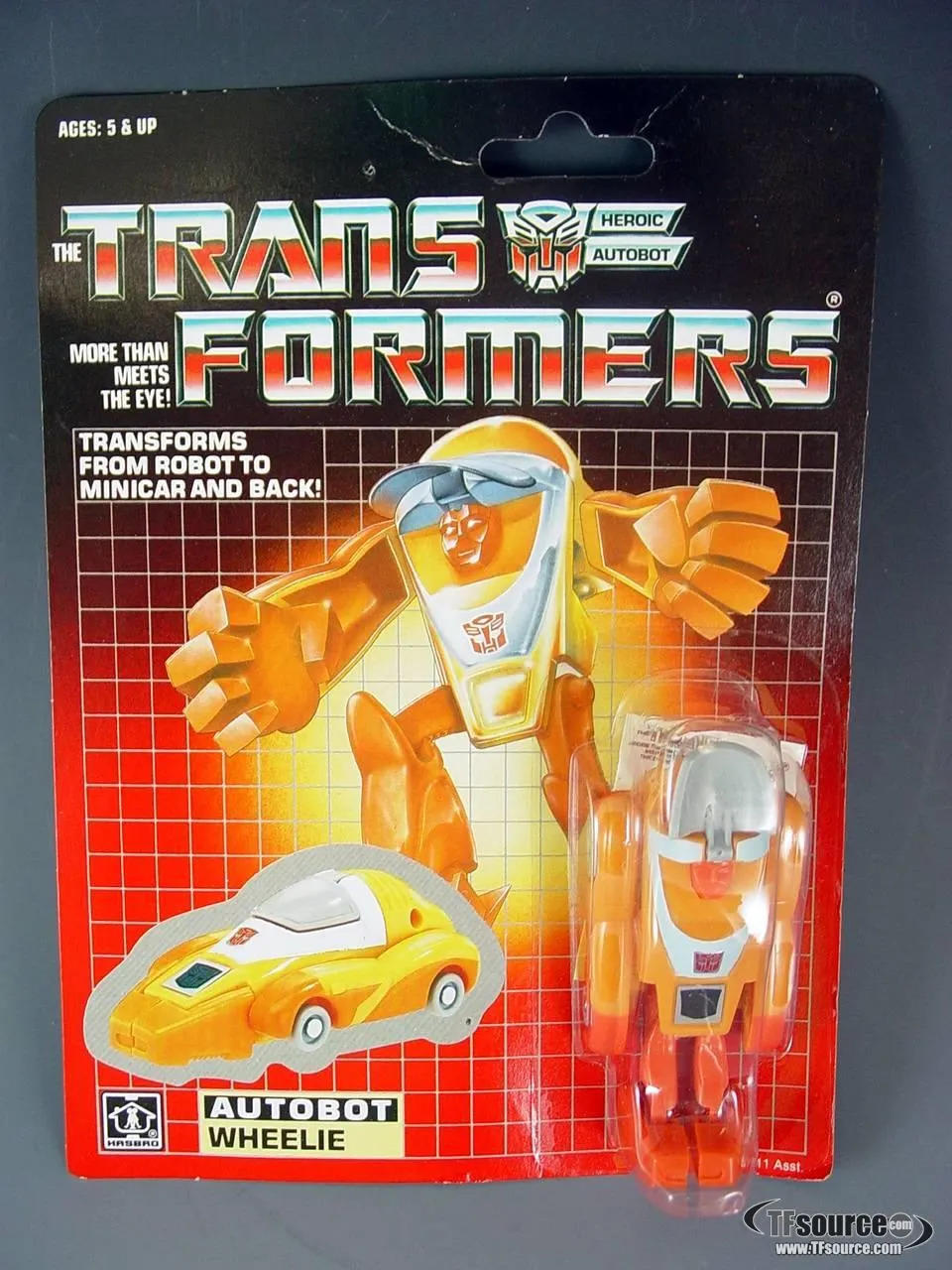 Wheelie Minibot Vintage Transformers G1