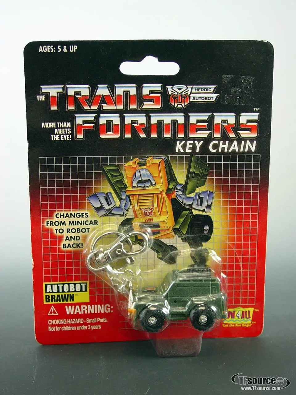 Brawn Key Chain Minibot Vintage Transformers G1