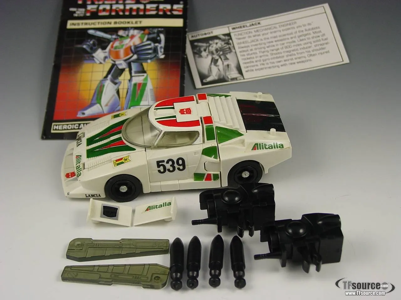 Wheeljack G1 Car Vintage Transformers G1