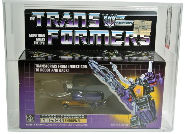Shrapnel AFA Q85 Insecticon Vintage Transformers G1