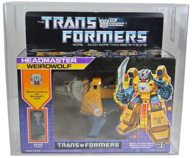 Weirdwolf AFA Q80 Headmaster Vintage Transformers G1