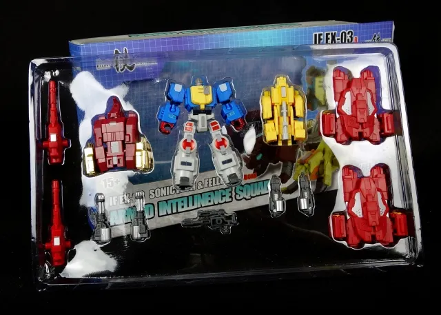 IF-EX03R Sonictech and Fellows Set of 3 Limited Edition Blue Version | Iron Factory