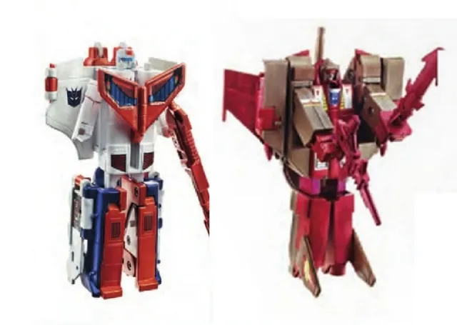 Blitzwing and Astrotrain Set of 2 | Transformers Platinum Edition G1 Reissue