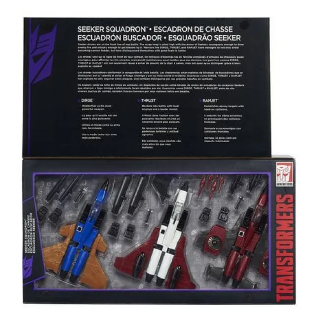 Ramjet Thrust and Dirge Seeker Jet Set | Transformers Platinum Edition G1 Reissues