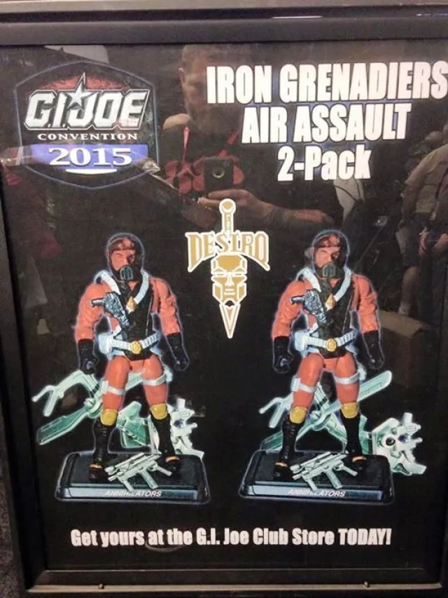 Iron Grenadiers Air Assault 3.75-Inch Scale | G.I. Joe Joecon 2015 Convention Exclusive