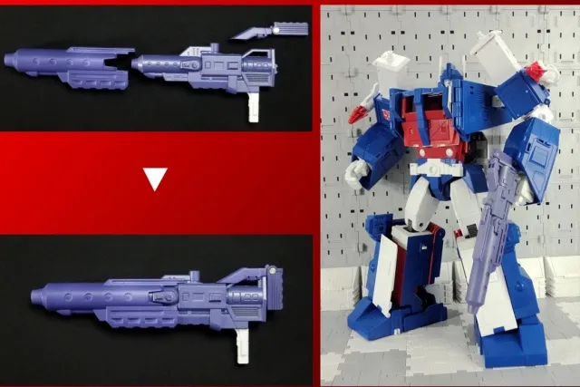 XT007 MP-22 Ultra Magnus Blaster and Shoulder Upgrade Kit | X2 Toys | Upgrade Kit