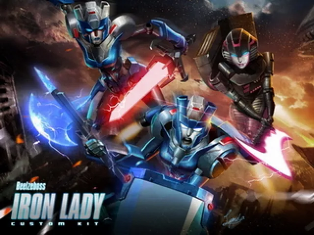 Iron Lady Upgrade Kit for Generations Arcee and Chromia | Studio Beelzeboss