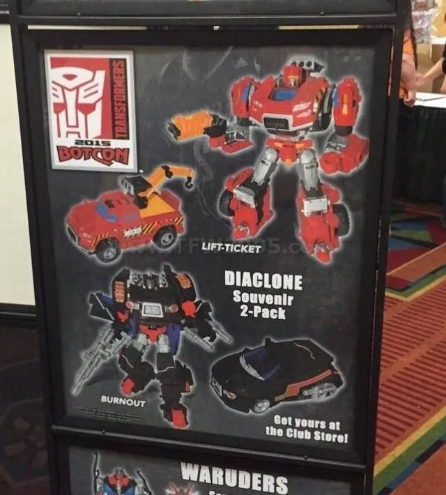 Lift-Ticket and Burnout Botcon Exclusive | Transformers Convention Botcon 2015