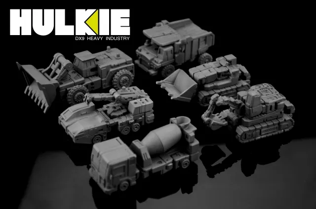 X07 to X12 Hulkie Combiner Set of 6 Figures | DX9 Toys War in Pocket