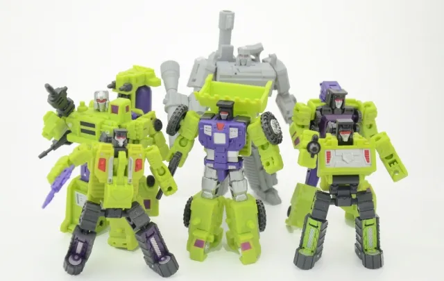 X07 to X12 Hulkie Combiner Set of 6 Figures | DX9 Toys War in Pocket