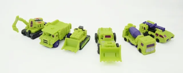X07 to X12 Hulkie Combiner Set of 6 Figures | DX9 Toys War in Pocket