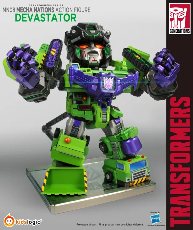 MN-08 Mecha Nations Devastator Mecha Nation | Transformers Kids Logic