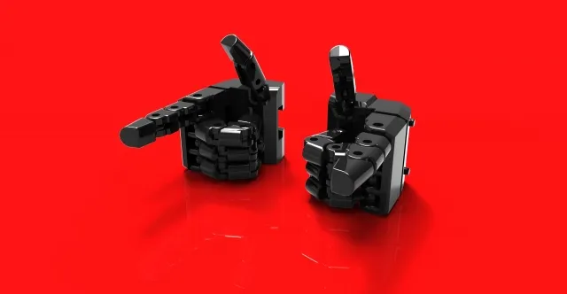 KP-10 Posable Hands Set for Transformers Masterpiece MP-12 Sideswipe | Kfc Keiths Fantasy Club | Upgrade Kit