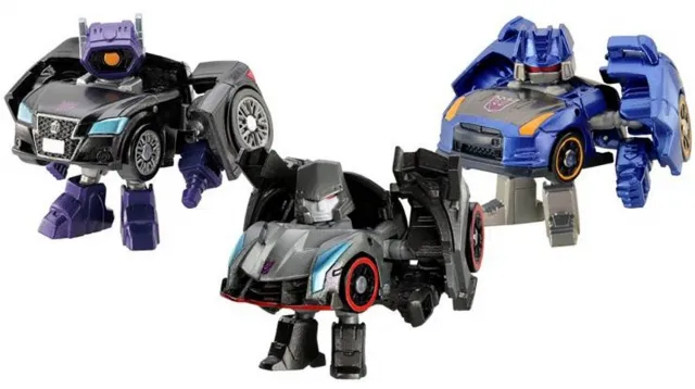 QTFS-02 Decepticon Set of 3 Figures | Transformers Q-Series