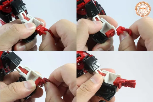 KP-10G Posable Hands Set for Transformers Masterpiece MP-12G Sideswipe Red Version | Kfc Keiths Fantasy Club | Upgrade Kit