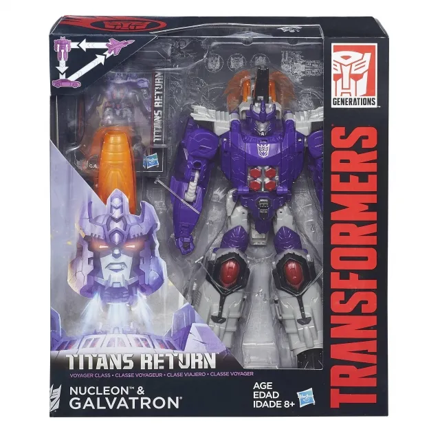 Galvatron and Nucleon Voyager Class  | Transformers Generations Titans Return