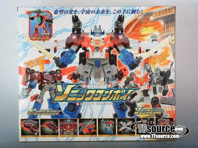 EX-02 Sonic Convoy Gifset Exclusive Leader Class | Transformers Galaxy Force Cybertron