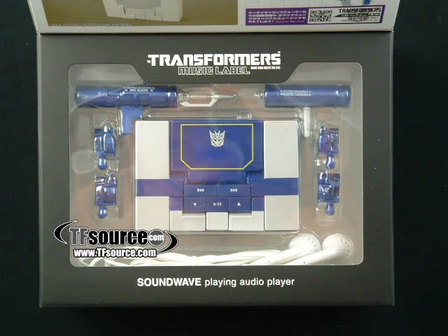 MP3 Player Soundwave Spark Blue Version | Transformers Music Label