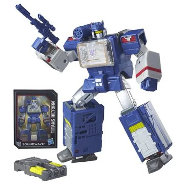 Soundwave and Soundblaster Leader Class  | Transformers Generations Titans Return