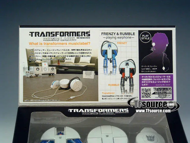 Frenzy and Rumble Headphones | Transformers Music Label