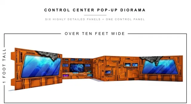 Control Center Set Pop Up Diorama | Transformers Masterpiece