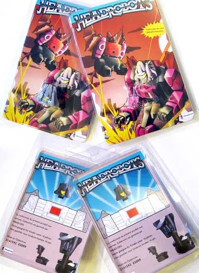 Cobra G1 Headmaster Head Insert Cards | Headrobots