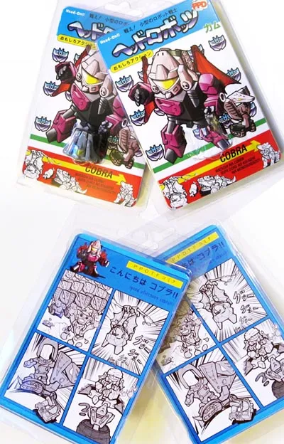 Cobra G1 Headmaster Head Insert Cards | Headrobots