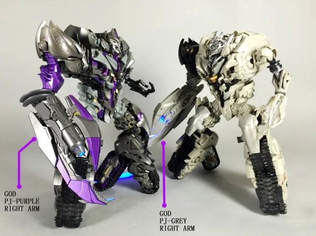 PJ-01 EVIL-BLOOD BLADE Purple Mega Arm ROTF Megatron Cannon Arm Upgrade | Dream Factory | Upgrade Kit
