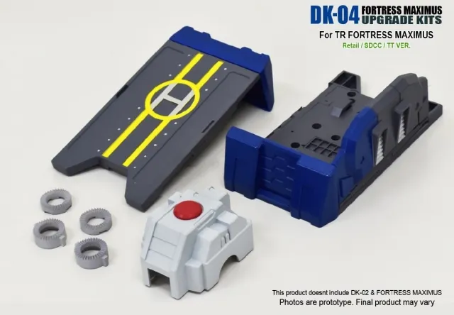 DK-04 Foot Upgrade Kit for Transformers Titans Return Fortress Maximus | Dna Design | Upgrade Kit