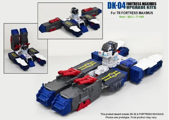 DK-04 Foot Upgrade Kit for Transformers Titans Return Fortress Maximus | Dna Design | Upgrade Kit