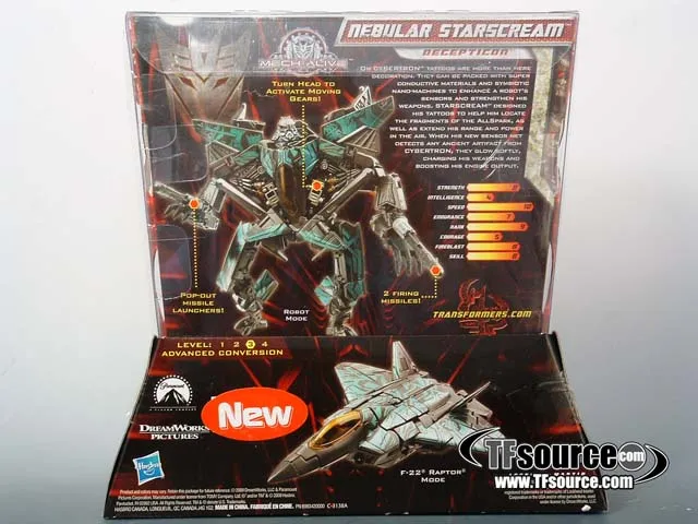 Voyager Class Nebular Starscream Limited Edition Exclusive | Transformers 2 ROTF Revenge of the Fallen