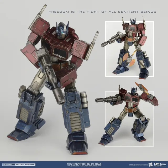 Optimus Prime Classic Edition Premium Collectible Figure | Transformers | threezero