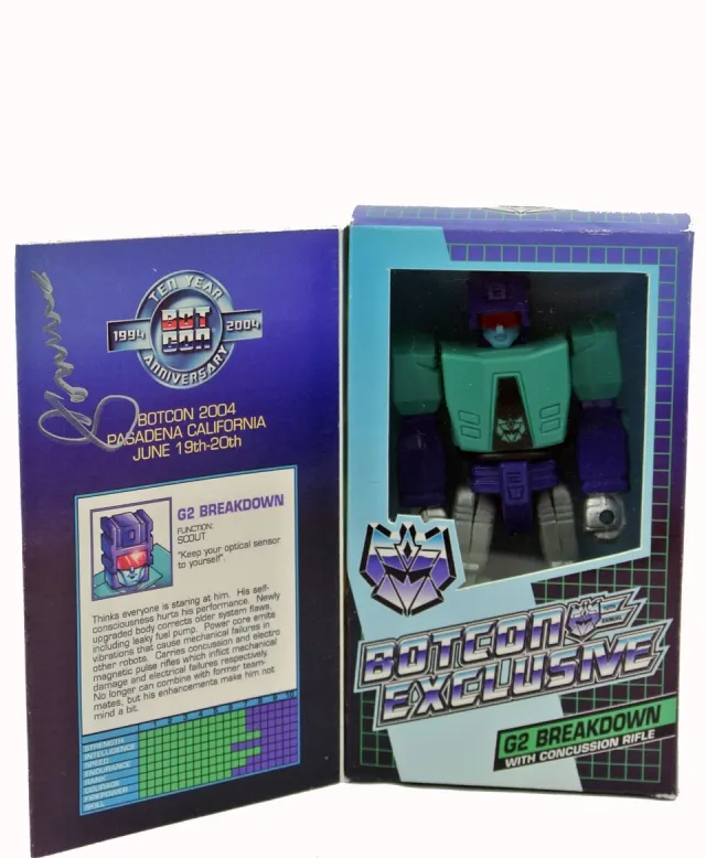 G2 Breakdown Actionmasters Botcon Exclusive | Transformers Convention Botcon 2004