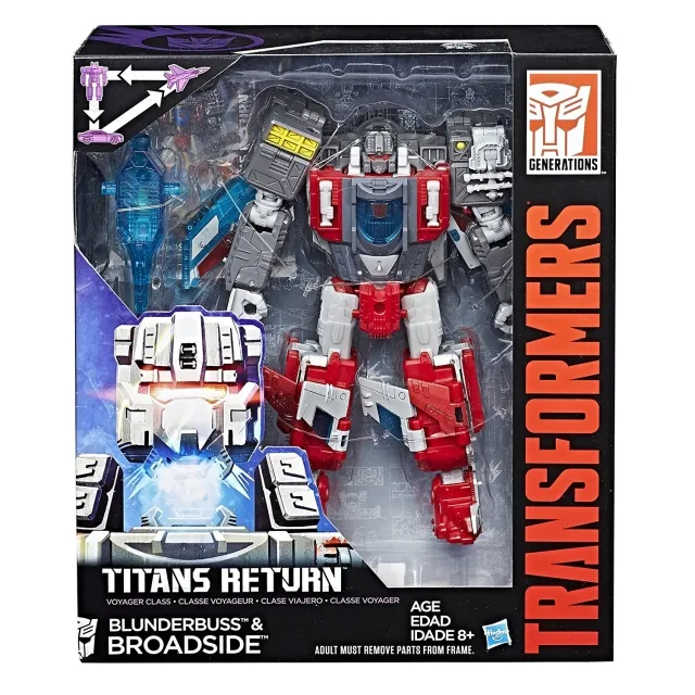 Broadside and Blunderbuss Voyager Class  | Transformers Generations Titans Return