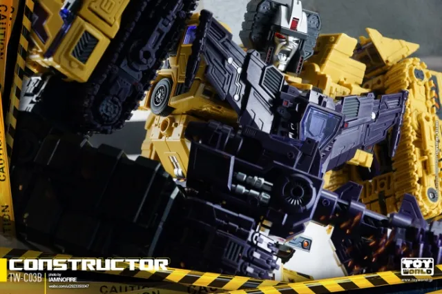TW-C07B Yellow Constructor Full Set of 6 Figures | Toyworld