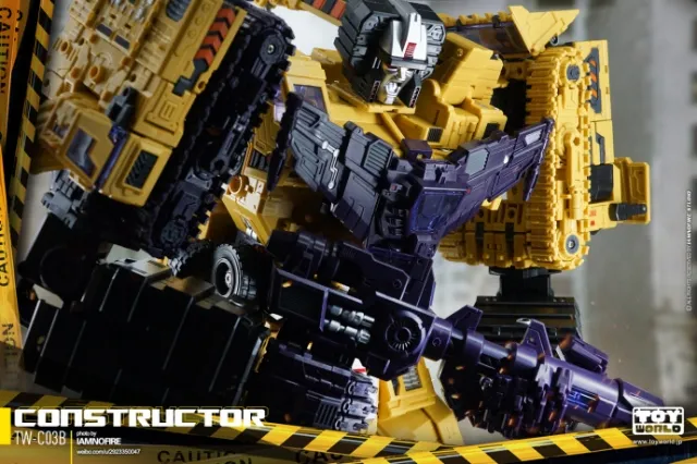 TW-C07B Yellow Constructor Full Set of 6 Figures | Toyworld
