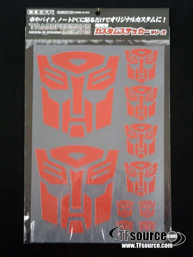 Autobot Sticker Sheet | Transformers G1 Generation One