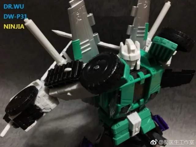 DW-P31 NINJA Set of Swords and Weapons | Dr. Wu | Upgrade Kit