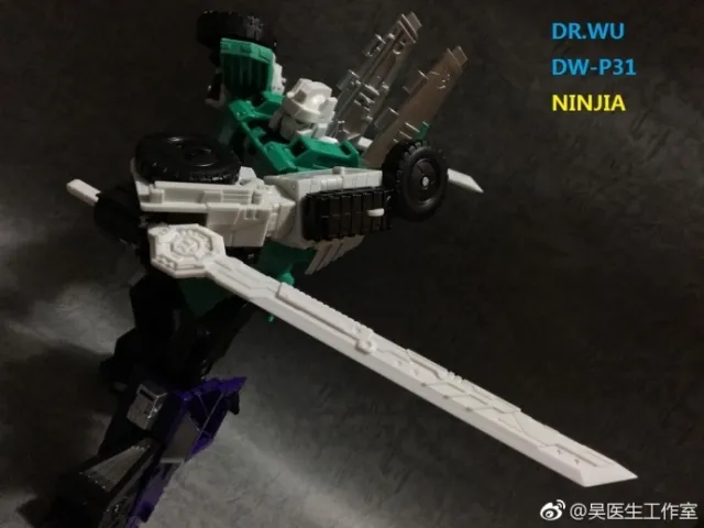 DW-P31 NINJA Set of Swords and Weapons | Dr. Wu | Upgrade Kit