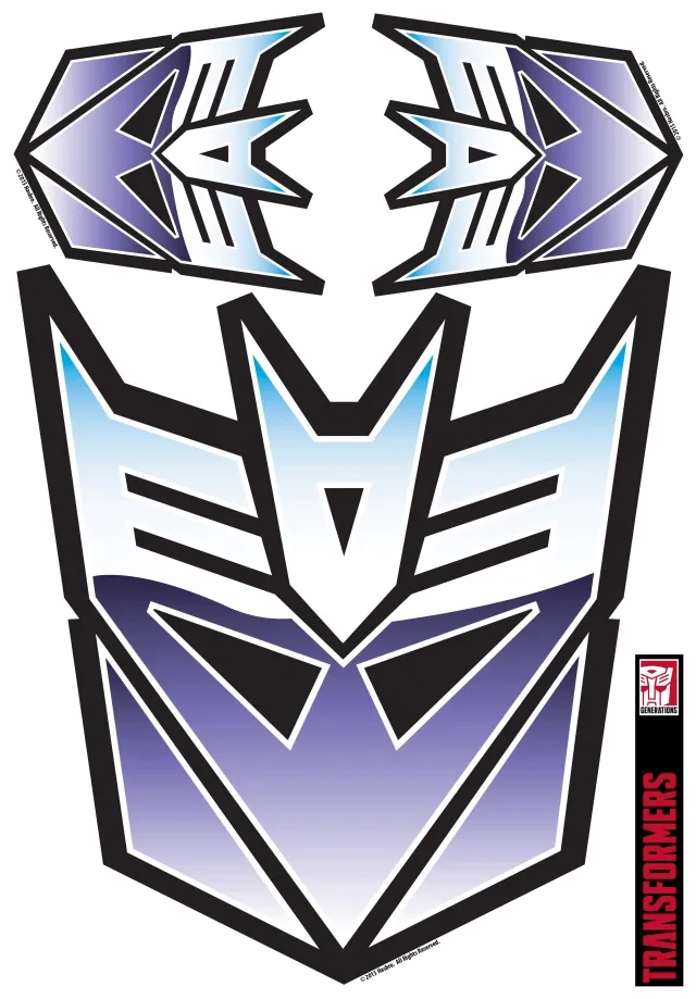 Decepticon Full Color Car Graphics Set | Transformers G1 Generation One