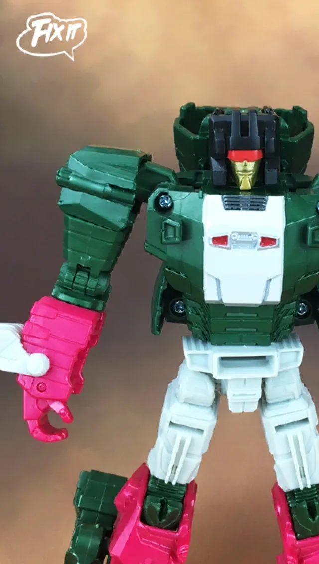 Replacement Face Plates for Titans Return Deluxe Figures Set of 8 | Fix It