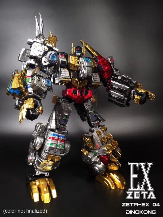 EX-04 Dinokong Dino Combiner Metallic Set of 5 | Zeta Toys